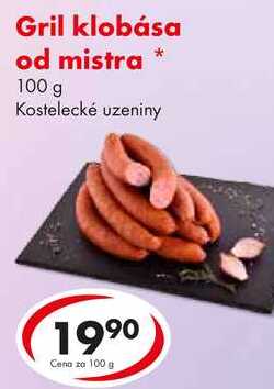 Gril klobása od mistra, 100 g