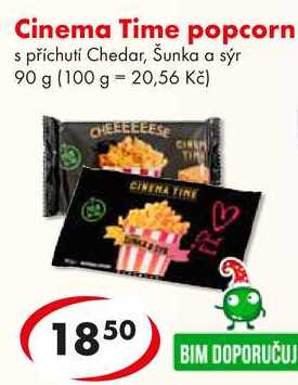 Cinema Time popcorn, 90 g