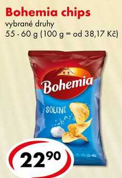 Bohemia chips, 55-60 g 