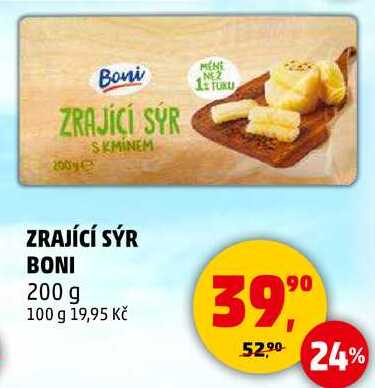 ZRAJÍCÍ SÝR BONI, 200 g 