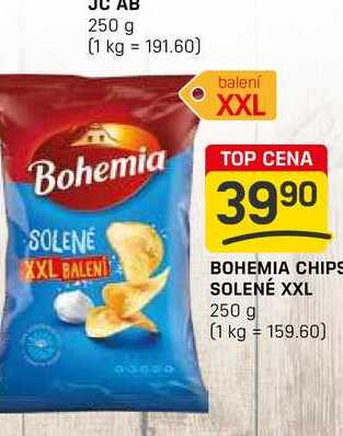 BOHEMIA CHIPS SOLENÉ XXL 250 g 