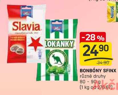 BONBÓNY SFINX různé druhy 80-90 g 