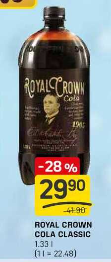 ROYAL CROWN COLA CLASSIC 1,33l