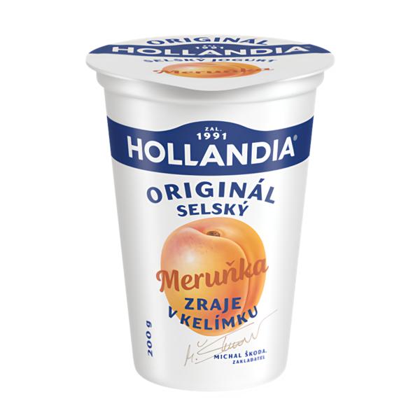 Hollandia Selský jogurt meruňka