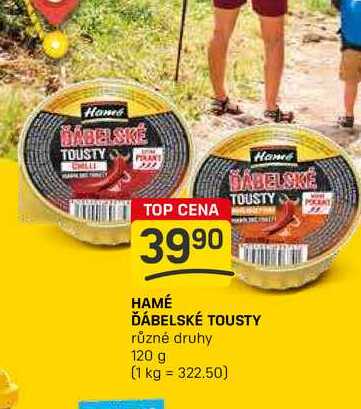 HAMÉ ĎÁBELSKÉ TOUSTY různé druhy 120 g 