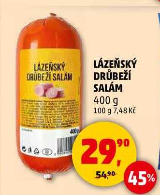 LÁZEŇSKÝ DRŮBEŽÍ SALÁM, 400 g 
