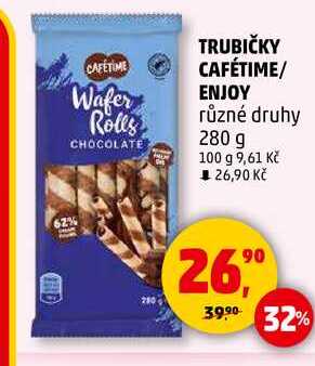 TRUBIČKY CAFÉTIME/ ENJOY různé druhy, 280 g 
