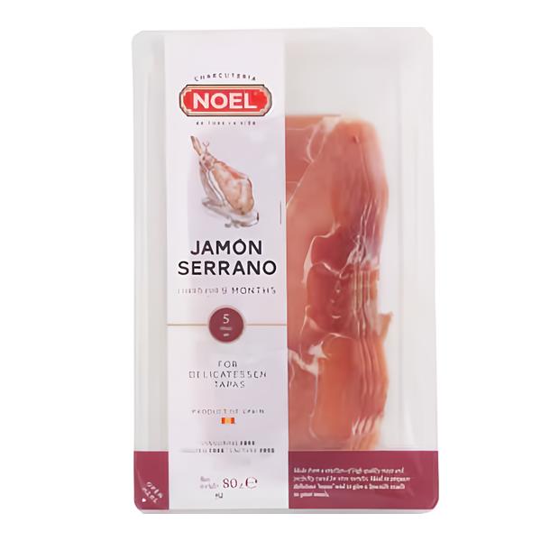 Noel Jamon Serrano krájené