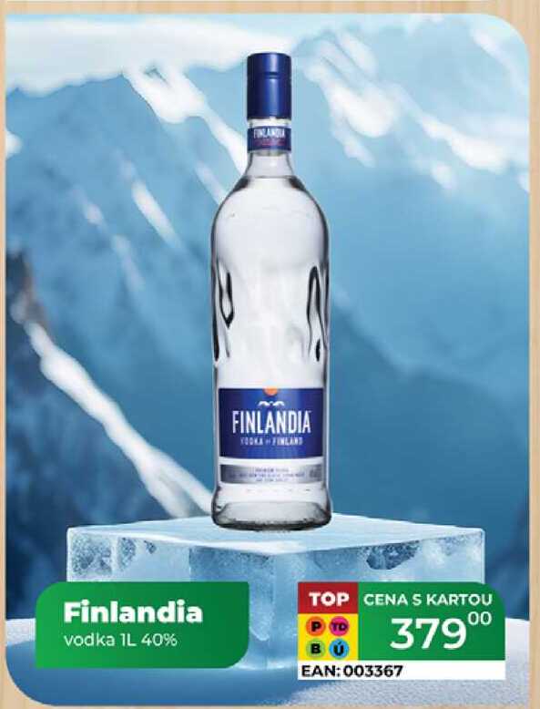 Finlandia vodka 1L 40%