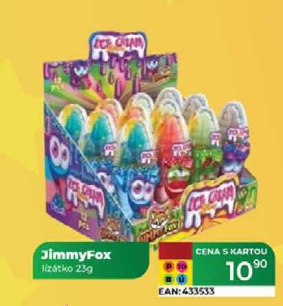 JimmyFox lizátko 23g  