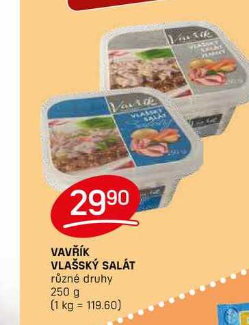 VAVŘÍK VLAŠSKÝ SALÁT různé druhy 250 g 