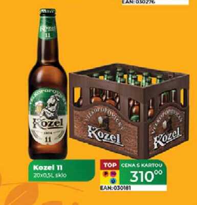 Kozel 11 20×0.5L sklo