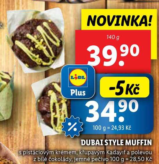 DUBAI STYLE MUFFIN, 140 g