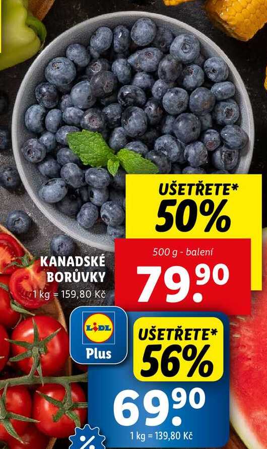 Kanadské borůvky, 500 g