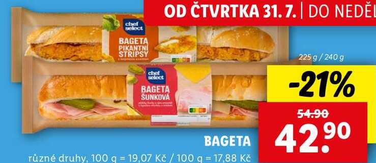 BAGETA, 225 g/240 g