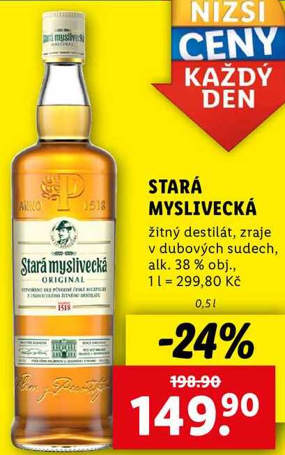 STARÁ MYSLIVECKÁ, 0,5 l