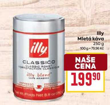 Illy Mletá káva 250 g