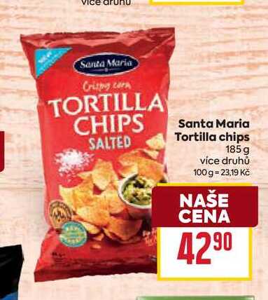 Santa Maria Tortilla chips 185 g  