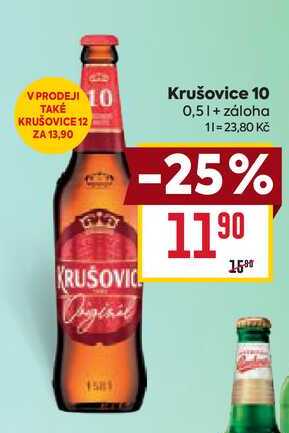 Krušovice 10 0,5l