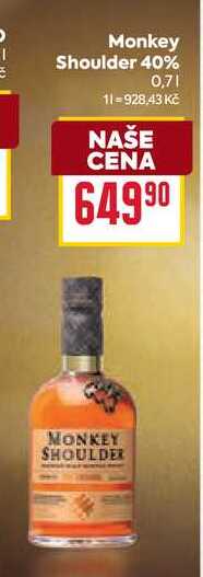 Monkey Shoulder 40% 0,7l