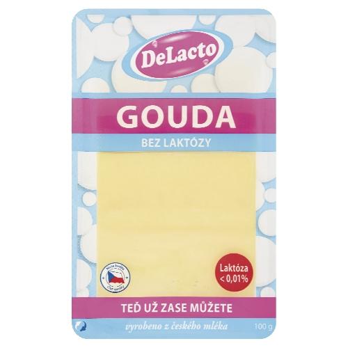 DeLacto Gouda plátky, 100 g