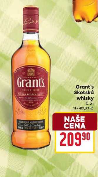 Grant's Skotská whisky 0,5l