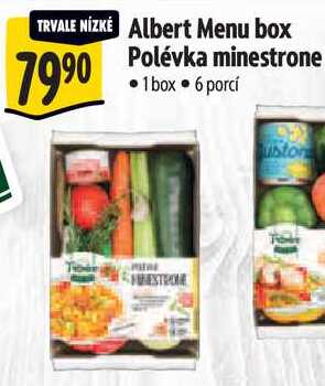 Albert Menu box Polévka minestrone
