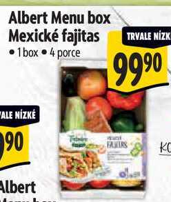 Albert Menu box Mexické fajitas 
