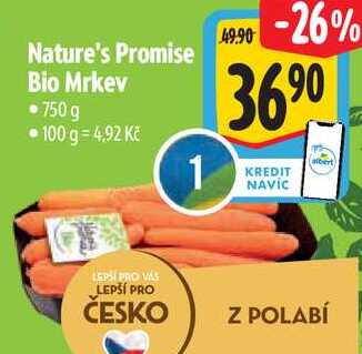 Nature's Promise Bio Mrkev, 750 g 