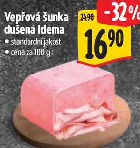 Vepřová šunka dušená Idema, cena za 100 g