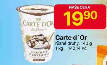 Carte d'Or různé druhy, 140 g