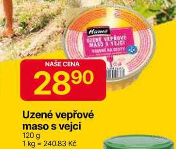 Hamé Uzené vepřové maso s vejci 120 g 