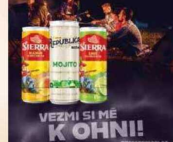 Sierra Margarita lime 6%,Sierra Margarita mango 6% různé druhy, 250 ml, plech