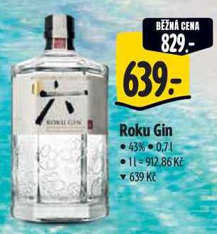 Roku Gin, 0,7 l