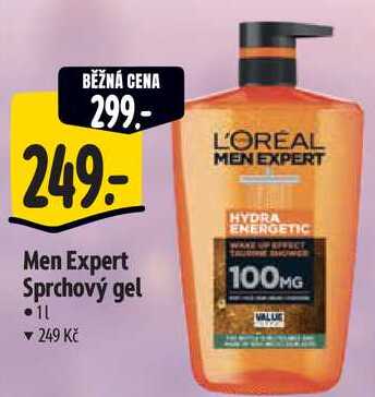 Men Expert Sprchový gel, 1 l