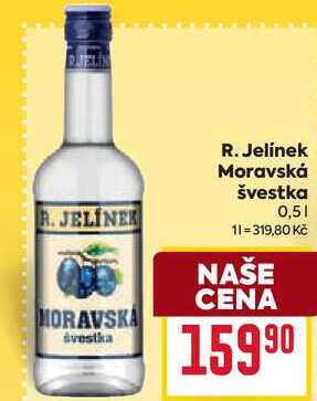 R. Jelínek Moravská švestka 0,5l