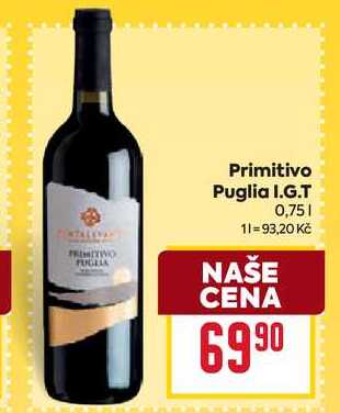 Primitivo Puglia I.G.T 0,75l 