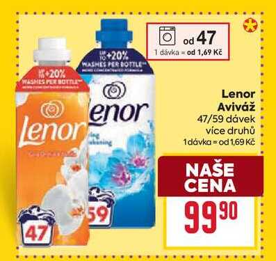 Lenor Aviváž 47/59 dávek