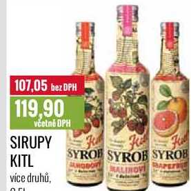 SIRUPY KITL 0,5l