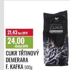 CUKR TŘTINOVÝ DEMERARA F. KAFKA 500g 