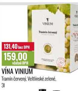 VÍNA VINIUM 3l