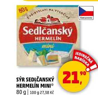 SEDLČANSKÝ HERMELÍN MINI, 80 g  