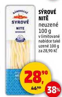 SÝROVÉ NITĚ neuzené, 100 g  
