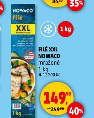 FILÉ XXL NOWACO mražené, 1 kg  
