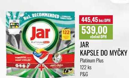 JAR KAPSLE DO MYČKY 122 ks 