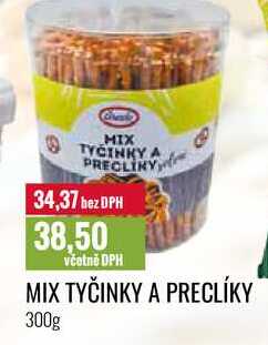 MIX TYČINKY A PRECLÍKY 300g 
