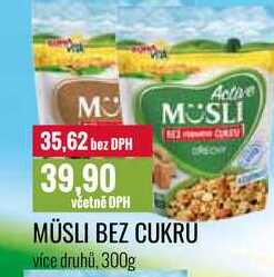 MÜSLI BEZ CUKRU 300g 
