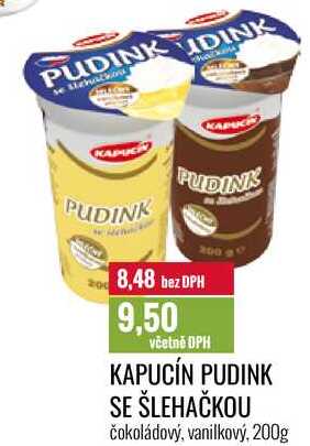KAPUCÍN PUDINK SE ŠLEHAČKOU 200g 