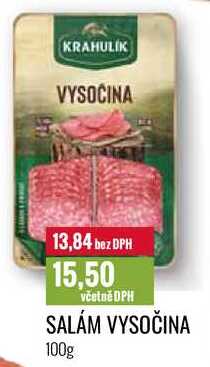 SALÁM VYSOČINA 100g 