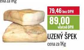 UZENÝ ŠPEK cena za 1kg 